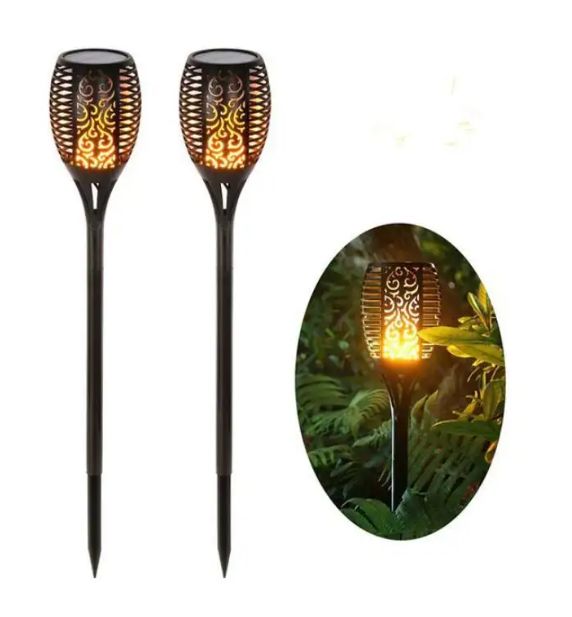 OEM IP65 LED Solar Flickering Flame Light