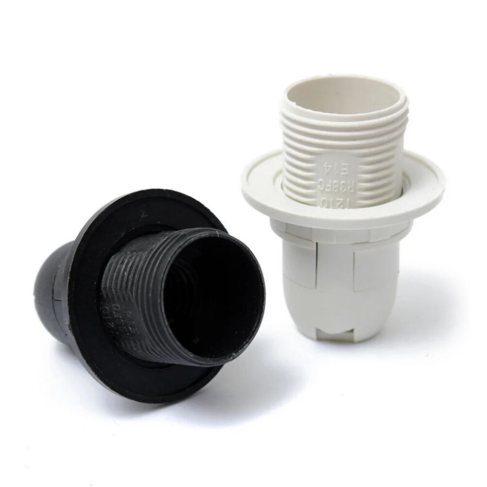 1PCS Edison Screw ES E14 M10 Light Bulb Lamp Holder Pendant Socket Lampshade Collar. 