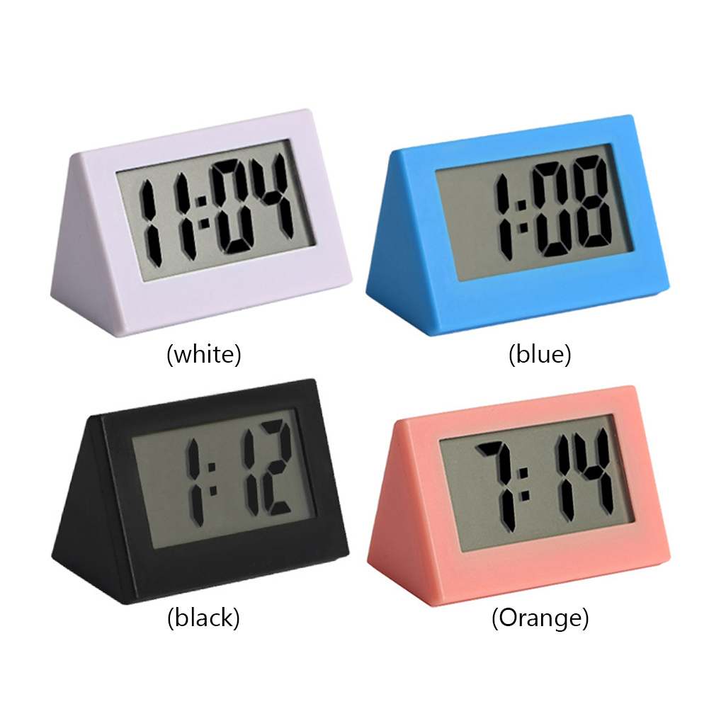 LCD Digital Electronic Alarm Clock Desktop Clocks Countdown Watch For Desktop Home Office Silent Desk Display Clock. 