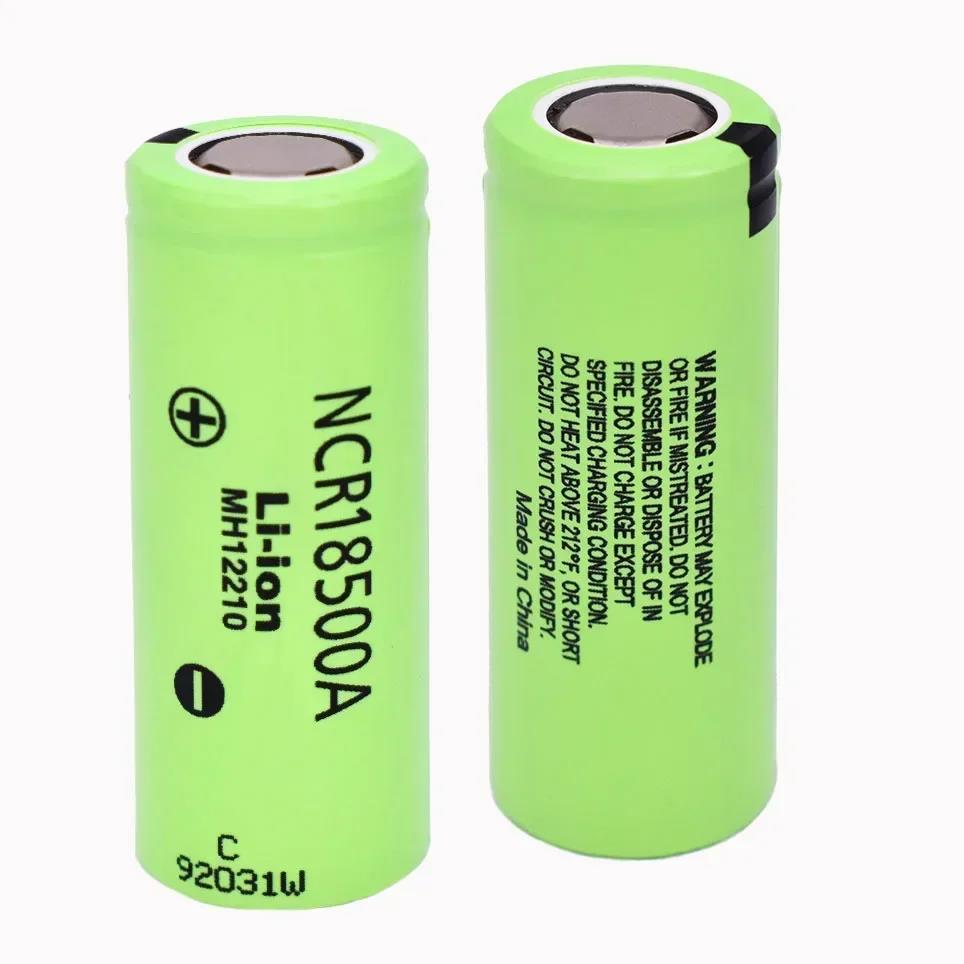 New high-quality 18500 3.7V 2040mAh NCR18500A 3.7V battery for flashlights, toy flashlights, etc lithium battery. 