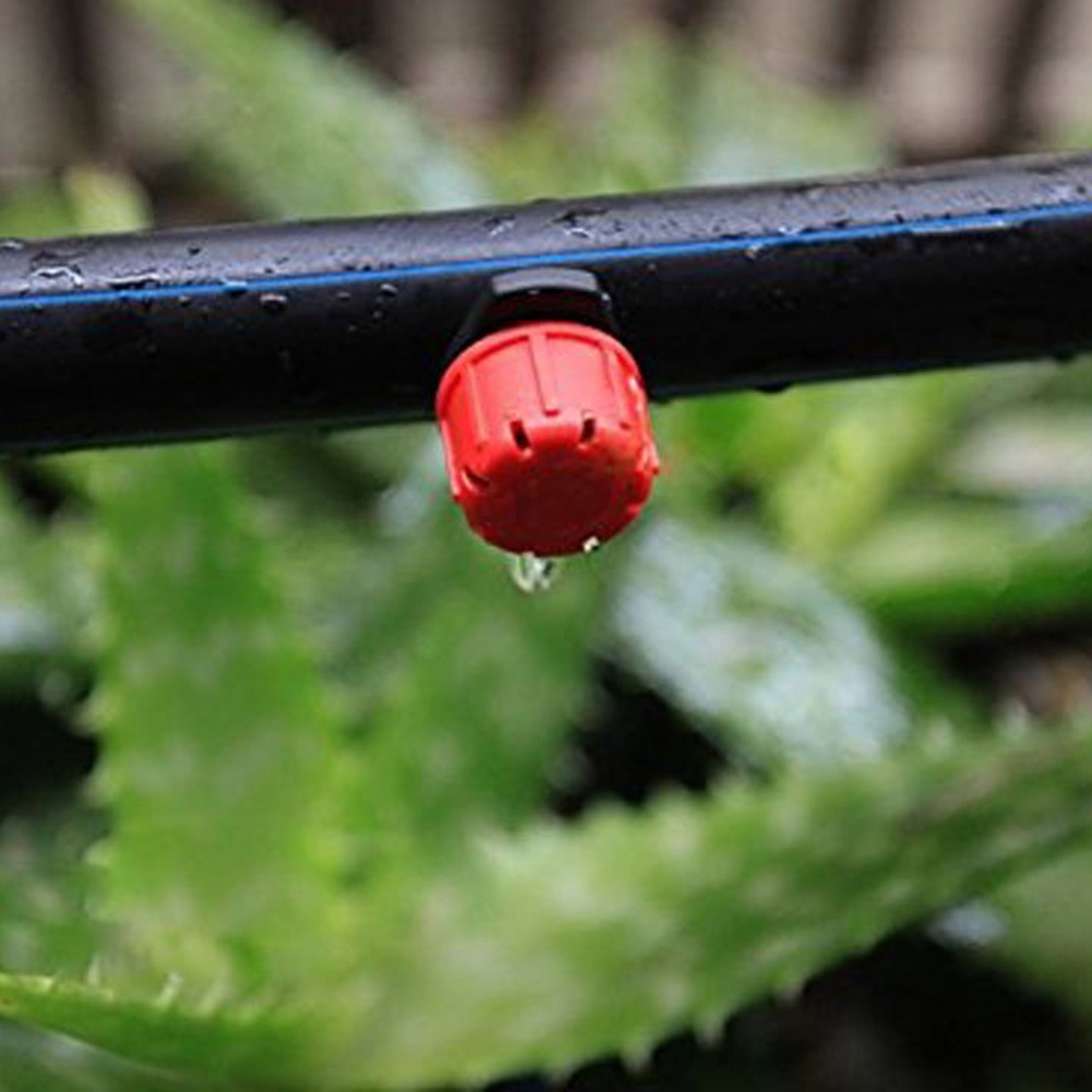 200 Pcs Adjustable Irrigation Sprinkler Drip Irrigation System & 1 Roll 50M 4/7mm Hose Drip Garden Irrigation System. 