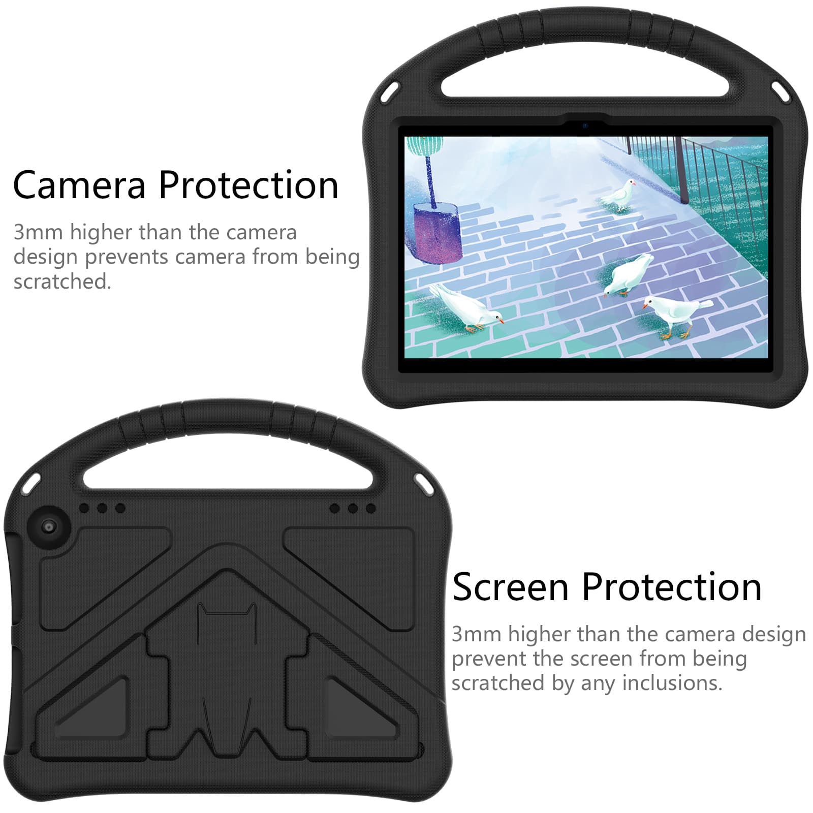 Stand Case for Amazon Kindle Fire HD 8 14th Generation 2024 Cover for Fire HD8 HD8 Plus 2022 2020 8inch Cover with Shoulder Strap for HD 8 PLUS 2024. 