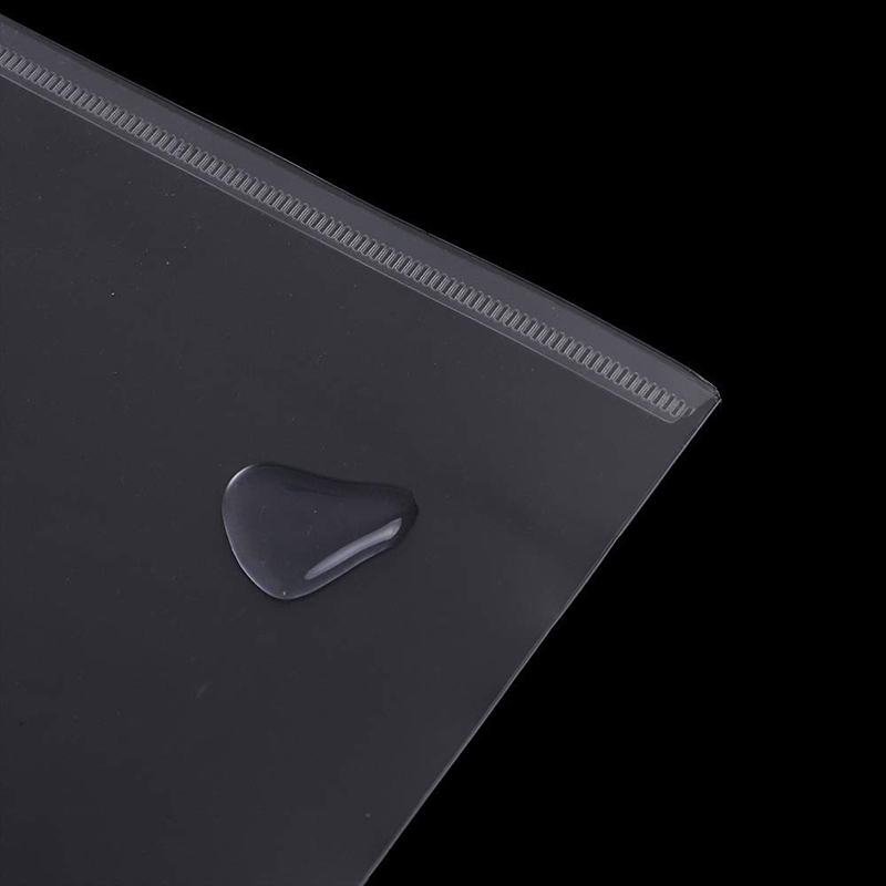 Poly Envelope Folder with Snap Button Closure, Premium Quality Clear Plastic Envelopes,30 Pcs Waterproof Transparent Project Envelope Folder, A4 Letter Size. 