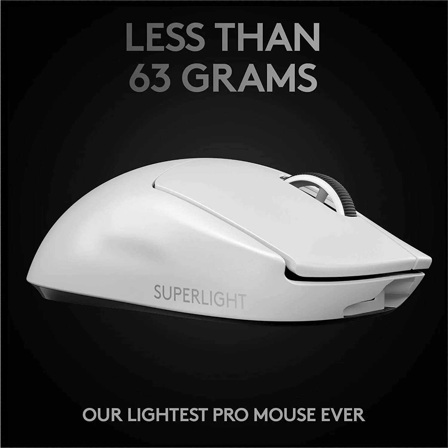 G PRO X SUPERLIGHT Wireless Gaming Mouse, Ultra-Lightweight, HERO 25K Sensor, 25,600 DPI, 5 Programmable Buttons, Long Battery Life, - Black/white plug and play with computer or xbox or console. 