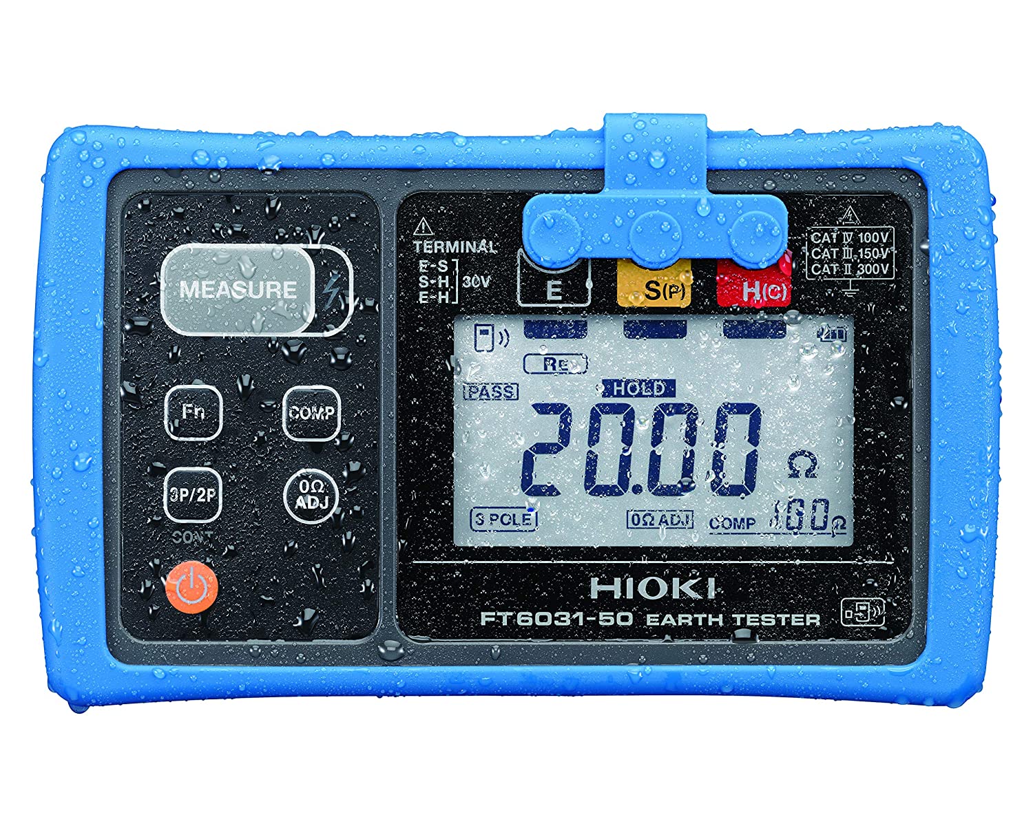 Hioki FT6031-50 Earth Tester Tough and Ready for the Field IP67 Dustproof and Waterproof - Kings Trading. 