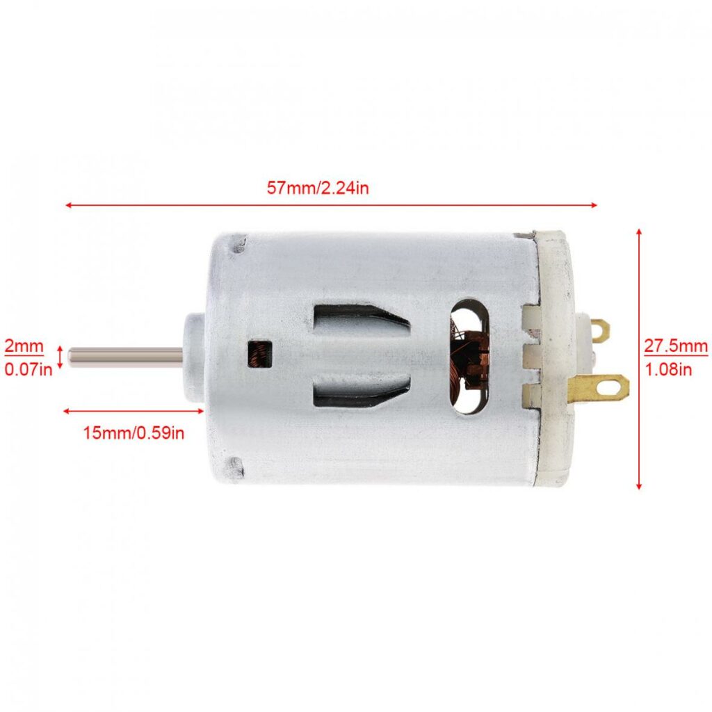 385 MOTORS Micro Motor 385 DC 3V 6V 12V For Toy Car Boat Electric Motor Bicycle Drill Vacuum Cleaner Household Hair Dryer Electric Tools. 