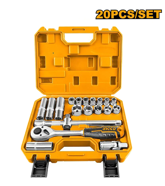 20 Pcs 1/2" SOCKET SET INGCO - HKTS12201