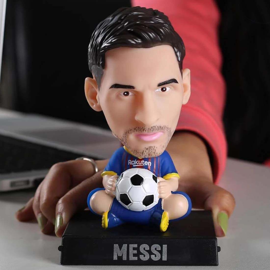 Messi Bobble Head Shaking Doll Car Dashboard Showpice. 