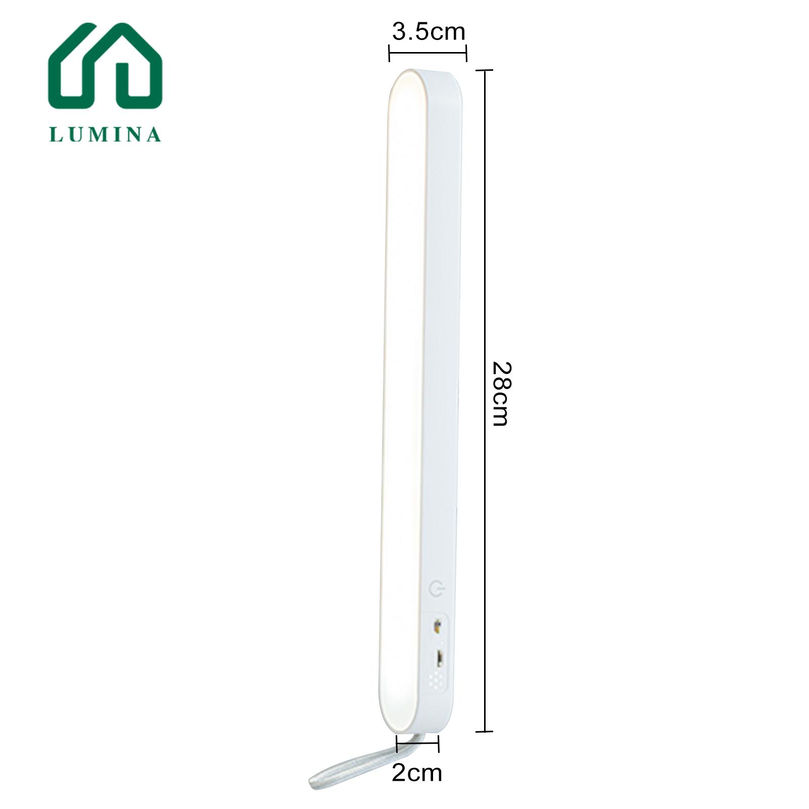 Lumina Wireless Vanity Light Super Bright Dimmable Usb Rechargeable Led Vanity Light for Bathroom Makeup Mirror Light