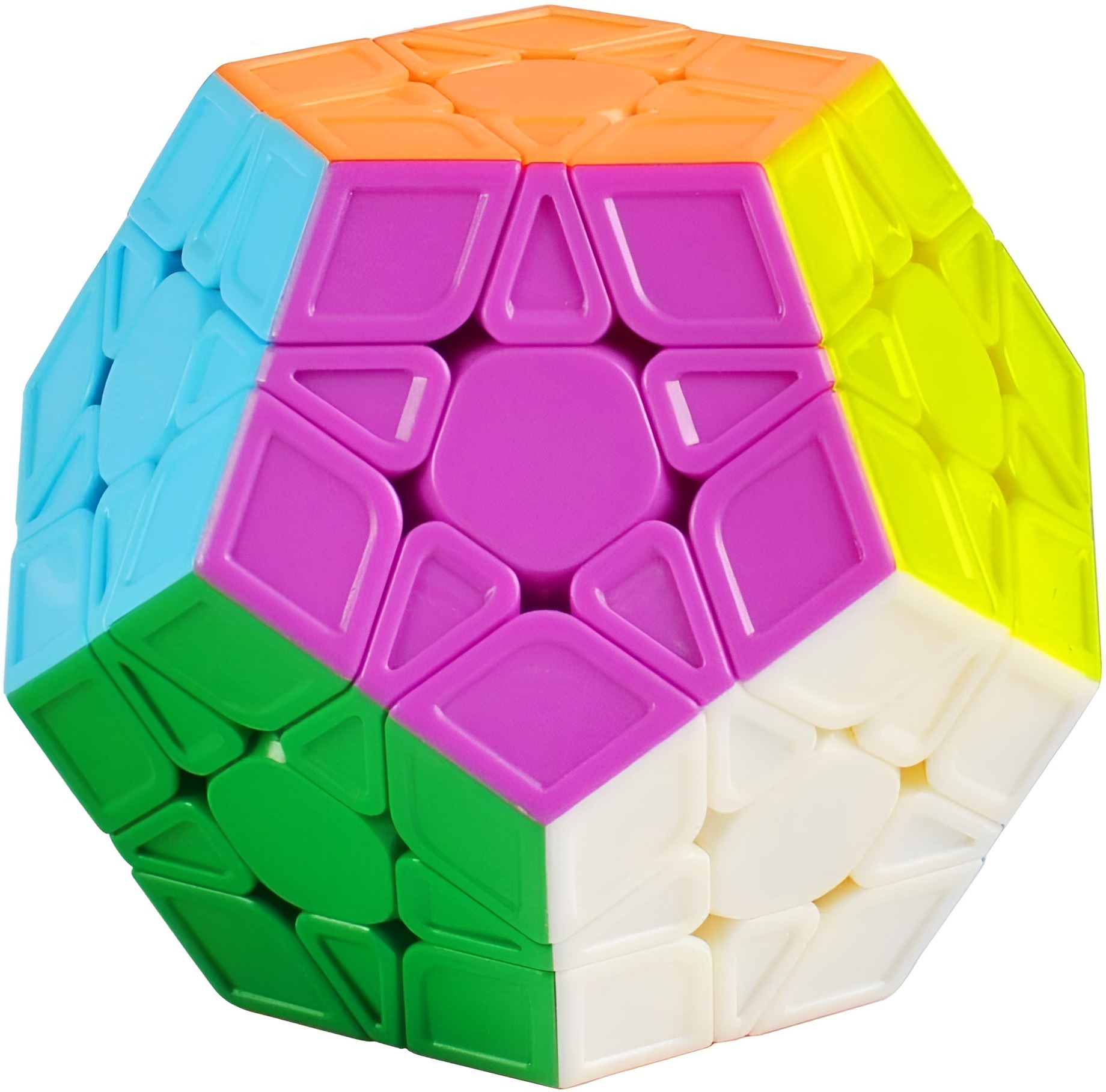 Megaminx Cube 3X3X3 Super Smooth and Stickerles Multicolor Toy for All. 