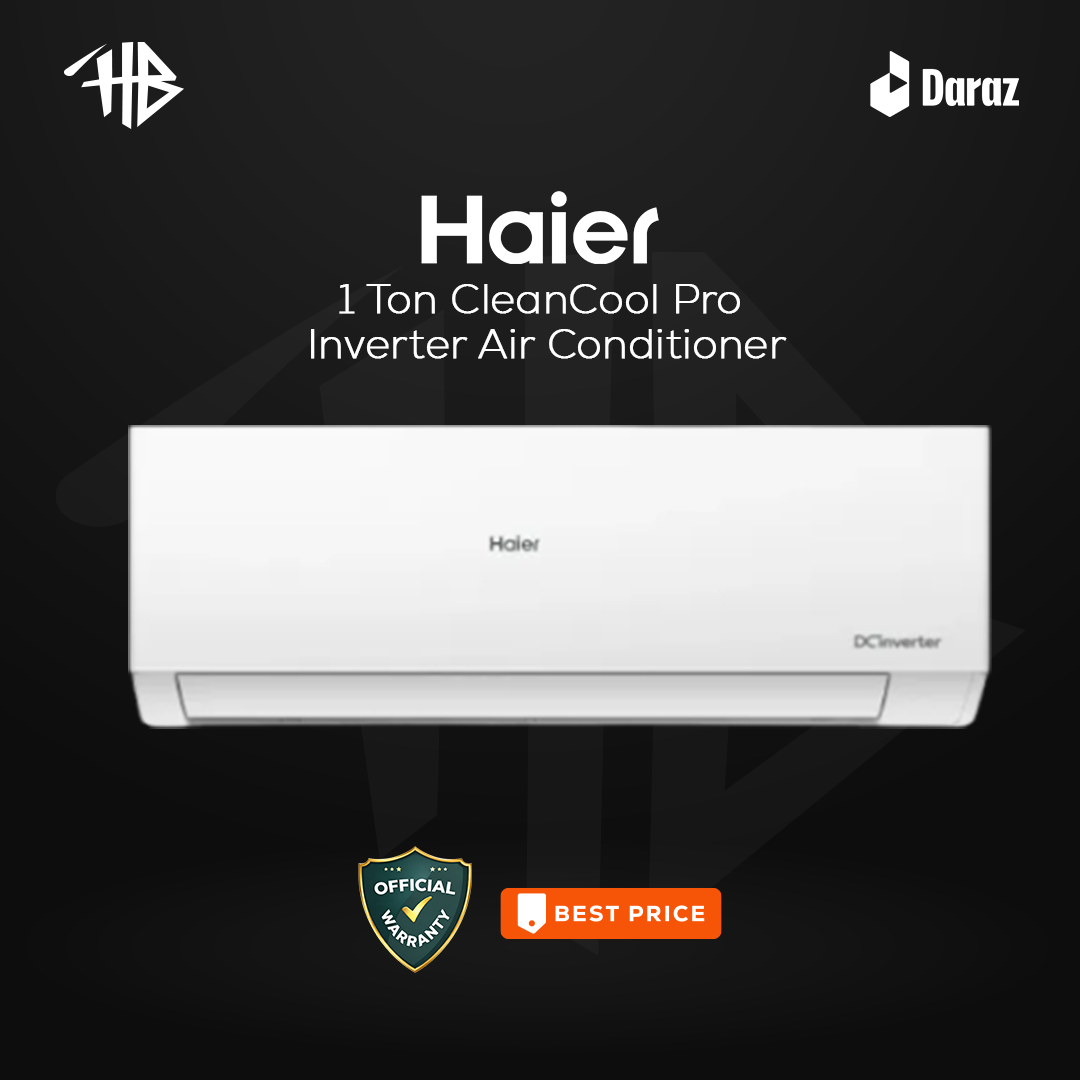 Haier 1 Ton CleanCool Pro Inverter Air Conditioner