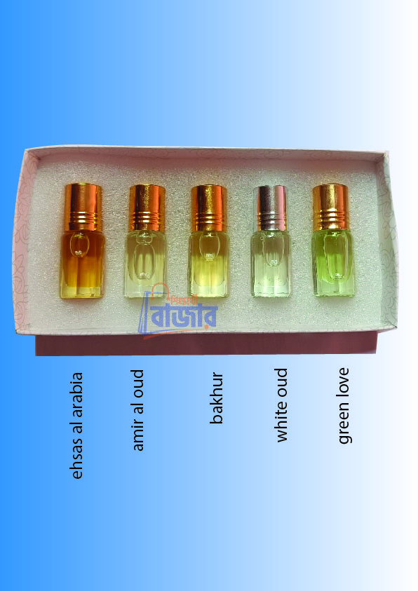 beautiful attar combo package 5 in one. 