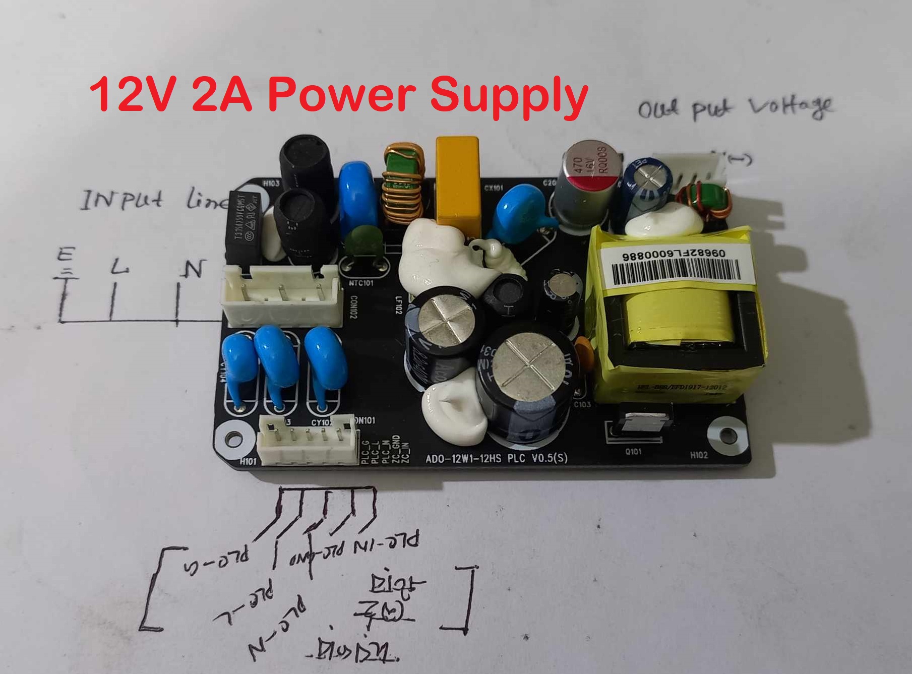 Circuit 12V 2Amp DC Circuit Adapters AC 220V To DC 12V 2A Switching Power Supply PCB Type Open Frame SMPS Chargers Adapters. 