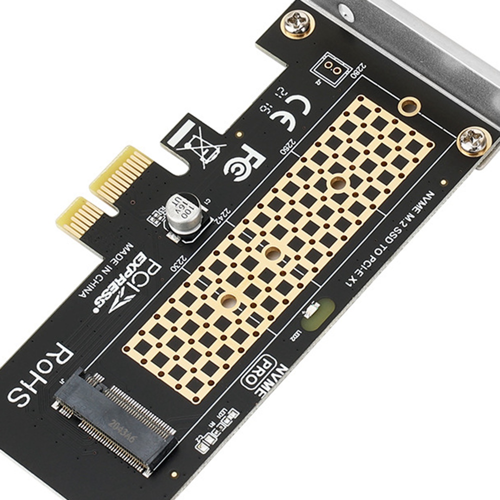 M2 NVME Riser Card M2 NVME to Pcie X1 Riser Card M2 Solid State Drive Expansion Card Driver-Free for WIN10 - 291906725. 