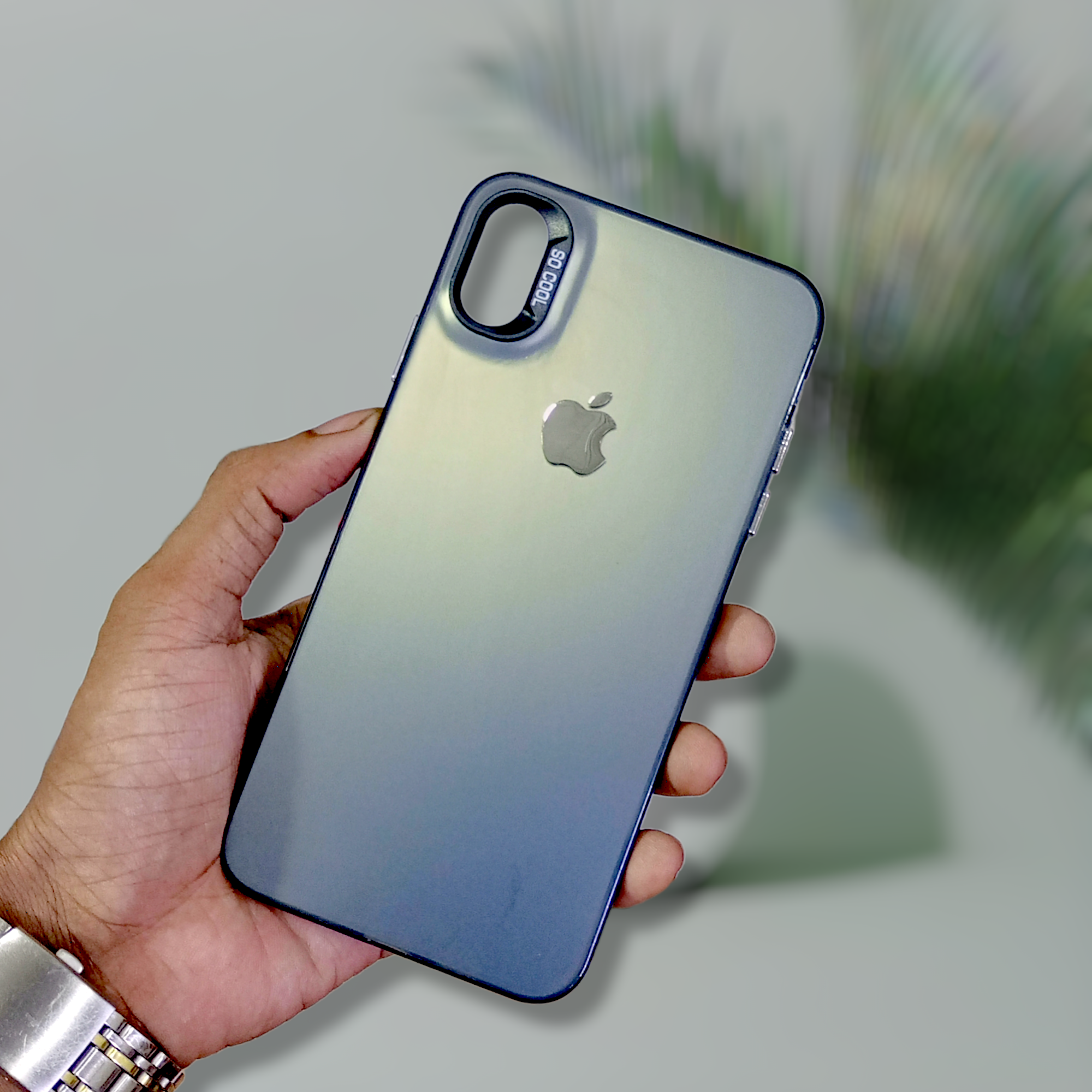For Apple iPhone X / Apple iPhone XS Ultra Hybrid Matte Frosted Translucent Back Mobile Cover Casing