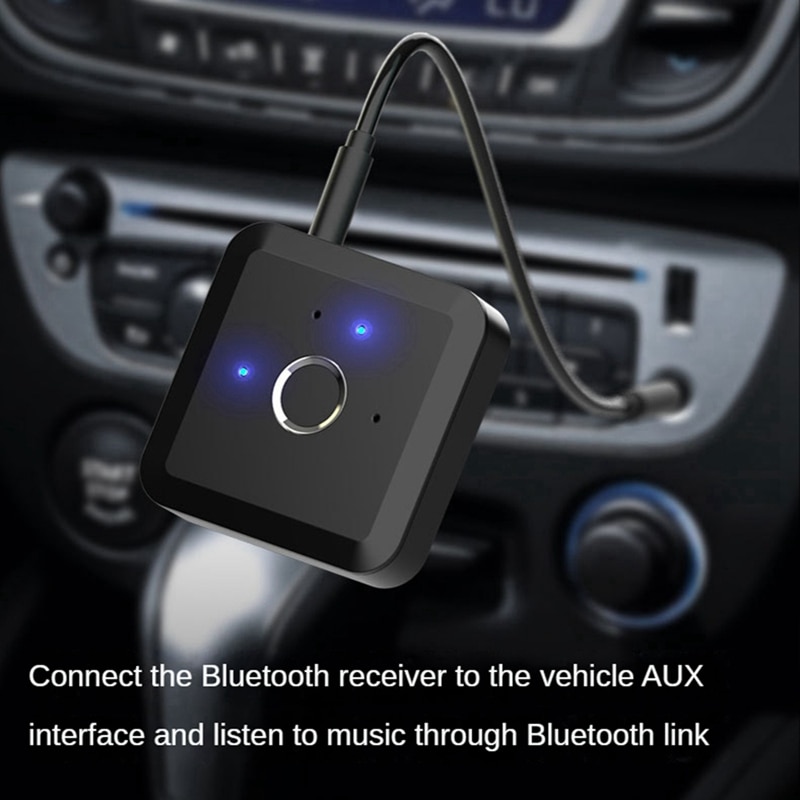 2 In 1 Bluetooth 5.2 24Bit 96Khz 3.5MM AUX Aptx Audio Transmitter Receiver Adaptive LL HD Wireless Adapter For TV PC Car. 