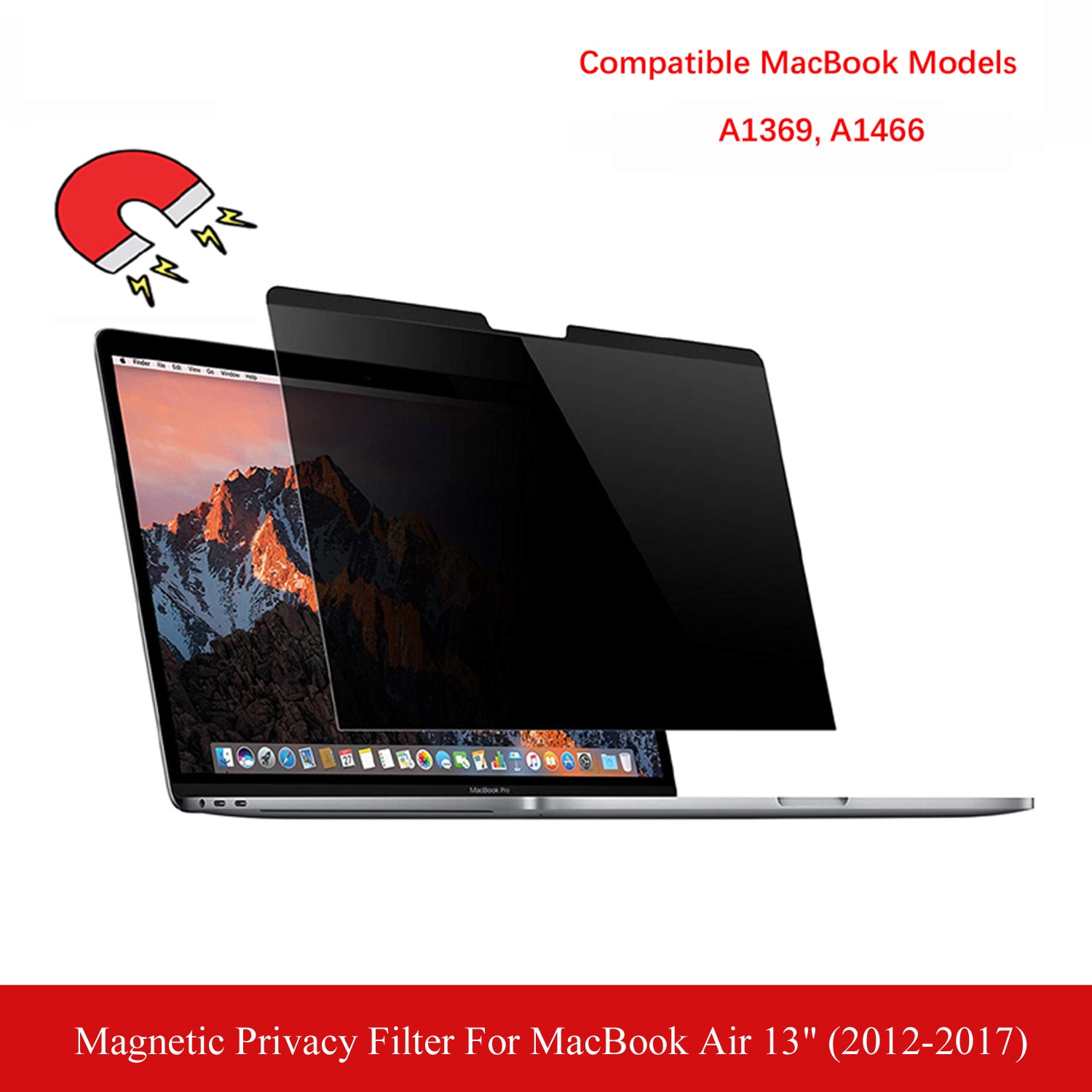 Magnetic Privacy Filter Laptop Anti-Glare Screen Protector for