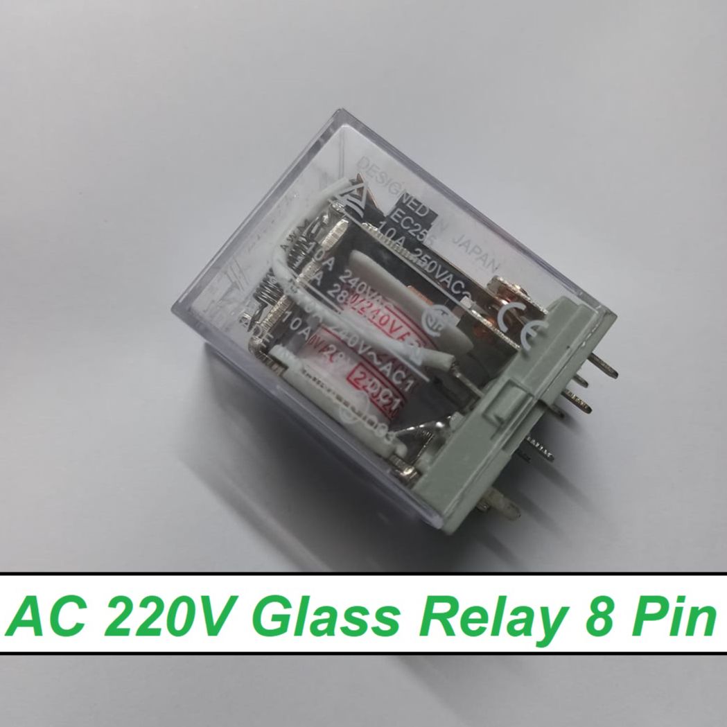 220V Thin Pin AC 220V 8 Thin Pin 10A 250VAC Glass Relay LY2 LY2NJ JQX-13F AC 220V Coil Power Relay Electromagnetic Relay 8 Pins DPDT 2NO 2NC AC-220V Relay Switches . 