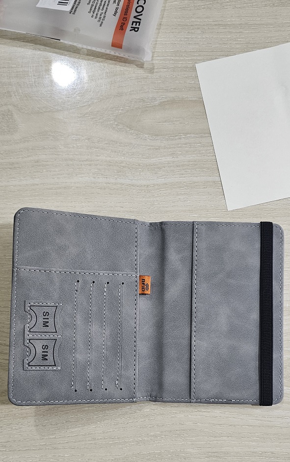 RFID Blocking Passport Holder Wallet. 