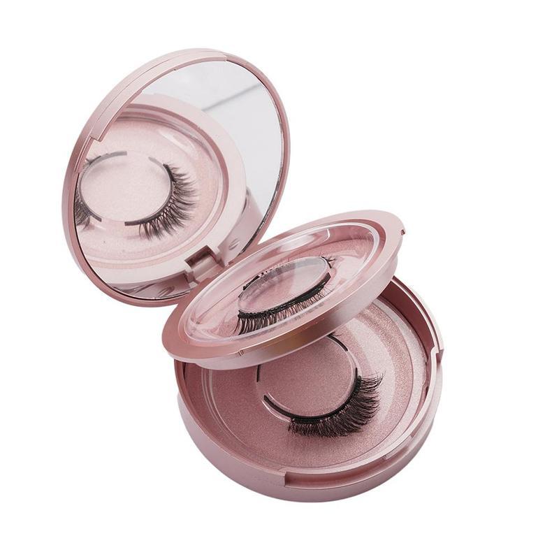 Natural 8D Quantum Magnetic Eyelashes No Glue Reusable Faux Cils False Eyelash Kit With Soft Magnet Technology Natural Look. 