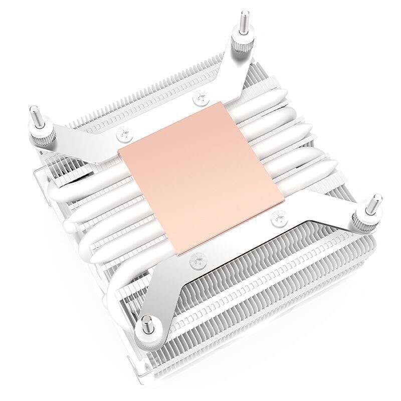 Fish Nest Z53 Pure White CPU Downward Pressure Radiator 1700 Five Heat Pipe ITXMATX Small Case. 