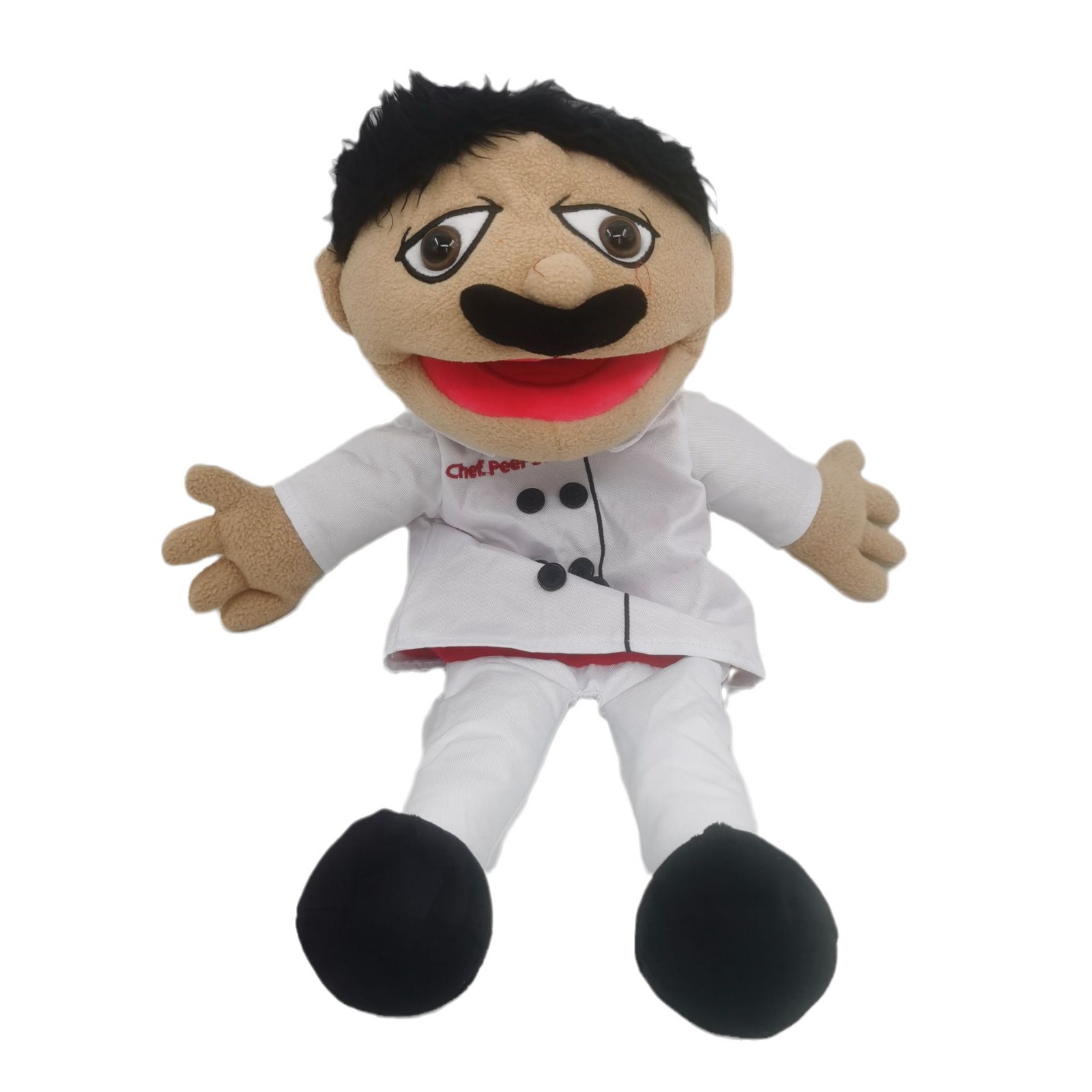 Cross-Border Jeff Hand Puppet in Stock Wholesale Funny Boy Plush Toy Puppet Amazon jeffy Finger Doll Doll. 