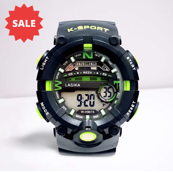 LASIKA W H9015 Fashionable Waterproof Digital Sport Quartz Watch