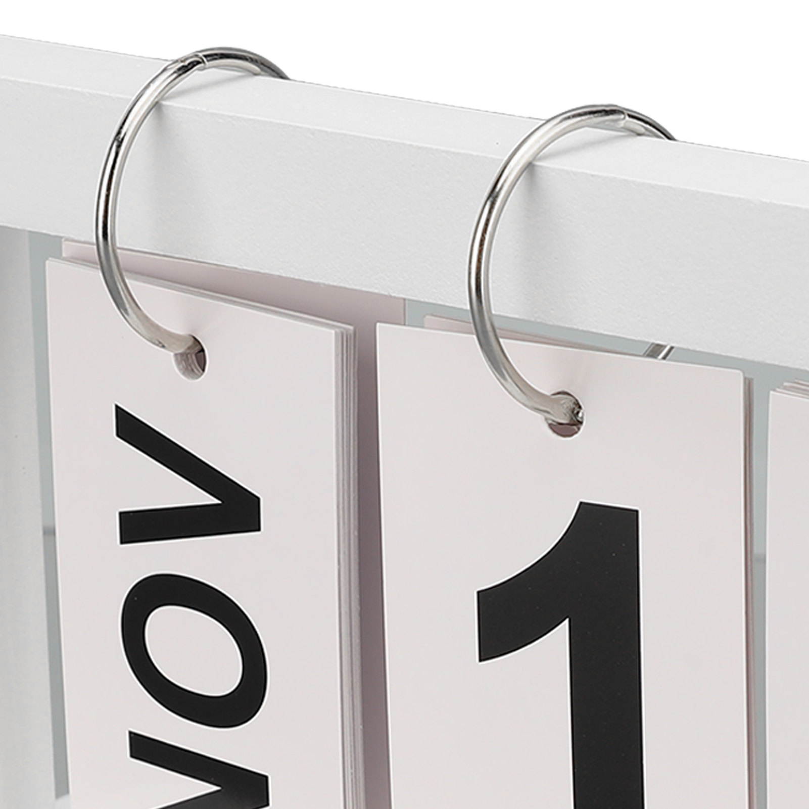 Desk Calendar Minimalist Flip Calendar Month Date Display for Office. 