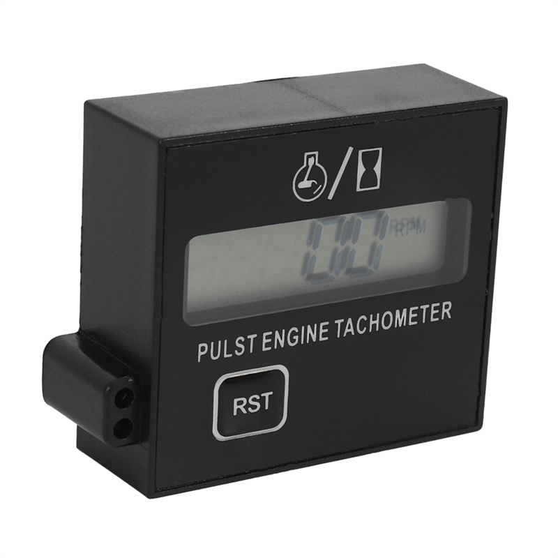2X New Gasoline Digital Engine Tachometer Inductive Pulse Tachometer with Battery for Chain Saw Mower 2/4 Stroke. 