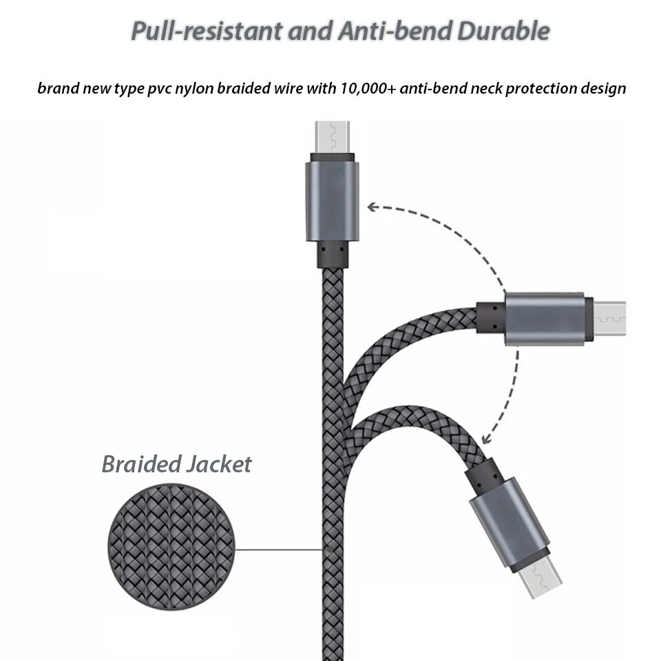 【YIYANGMAOYI111】Type C For Samsung Galaxy A8/A9 2018 A3/A5/A7 2017 A01 A40 A51 1/2 Meter Long Mobile Phone Charger Short Cord. 