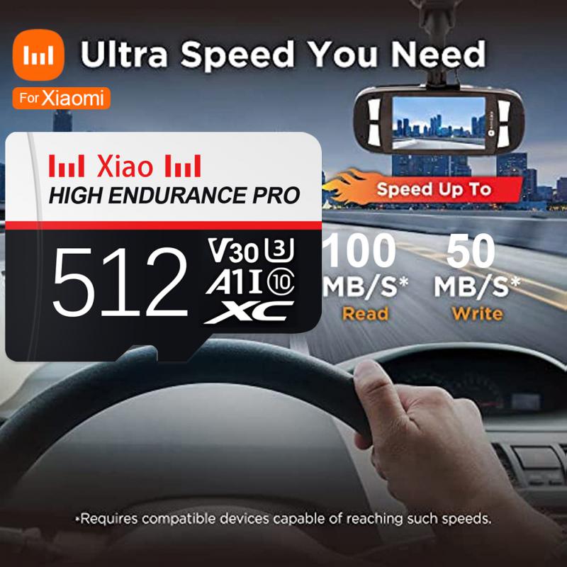 For Xiaomi Micro TF/SD Card 1TB Class 10 High Speed A1 Memory Card 128GB Flash TF Card V30 512GB SD Card For Phone Computer PC. 