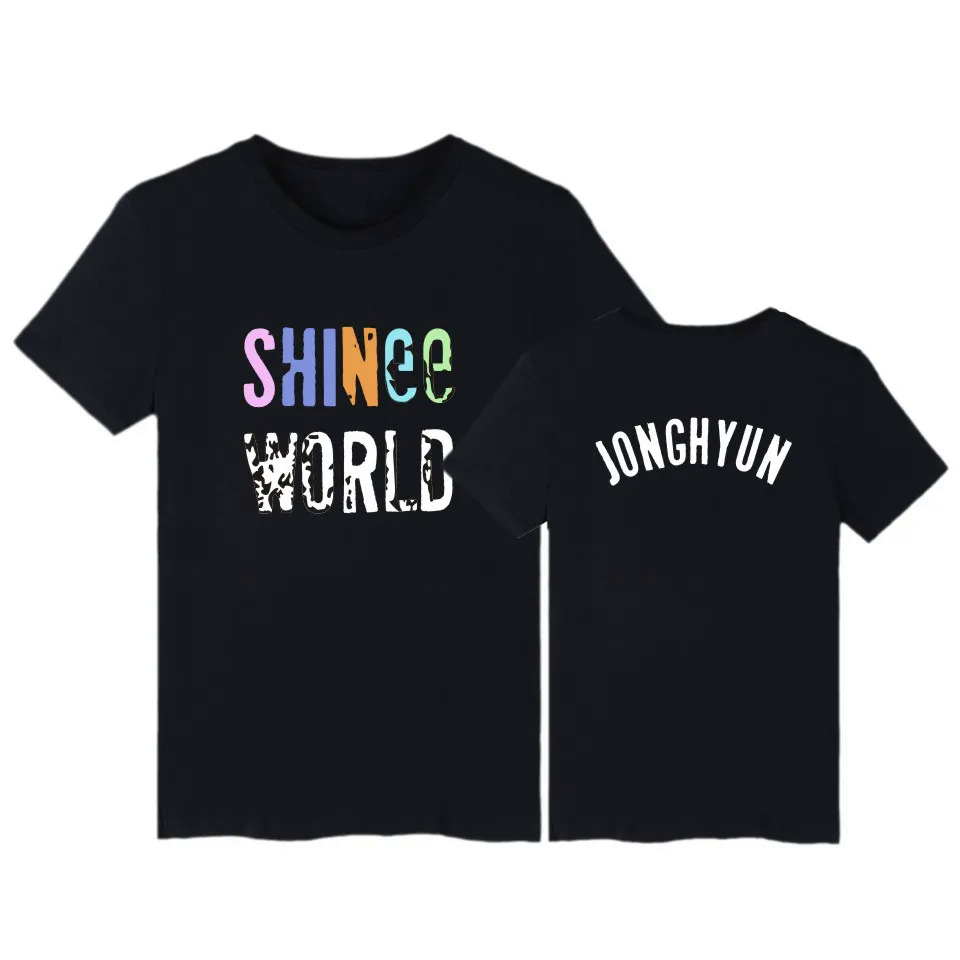 Shinee World T Shirt Kpop Fashion Men Women T Shirts Casual Summer Short Sleeve Tee Shirt Korean Style Plus Size T-shirt Tops. 