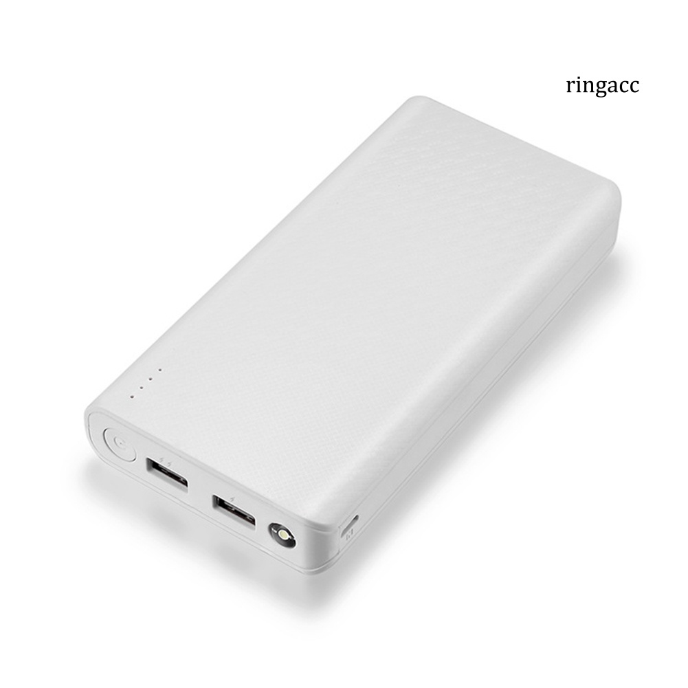 【RG Universal Empty DIY Dual USB 18650 Battery Enclosure Mobile Power Bank Case. 