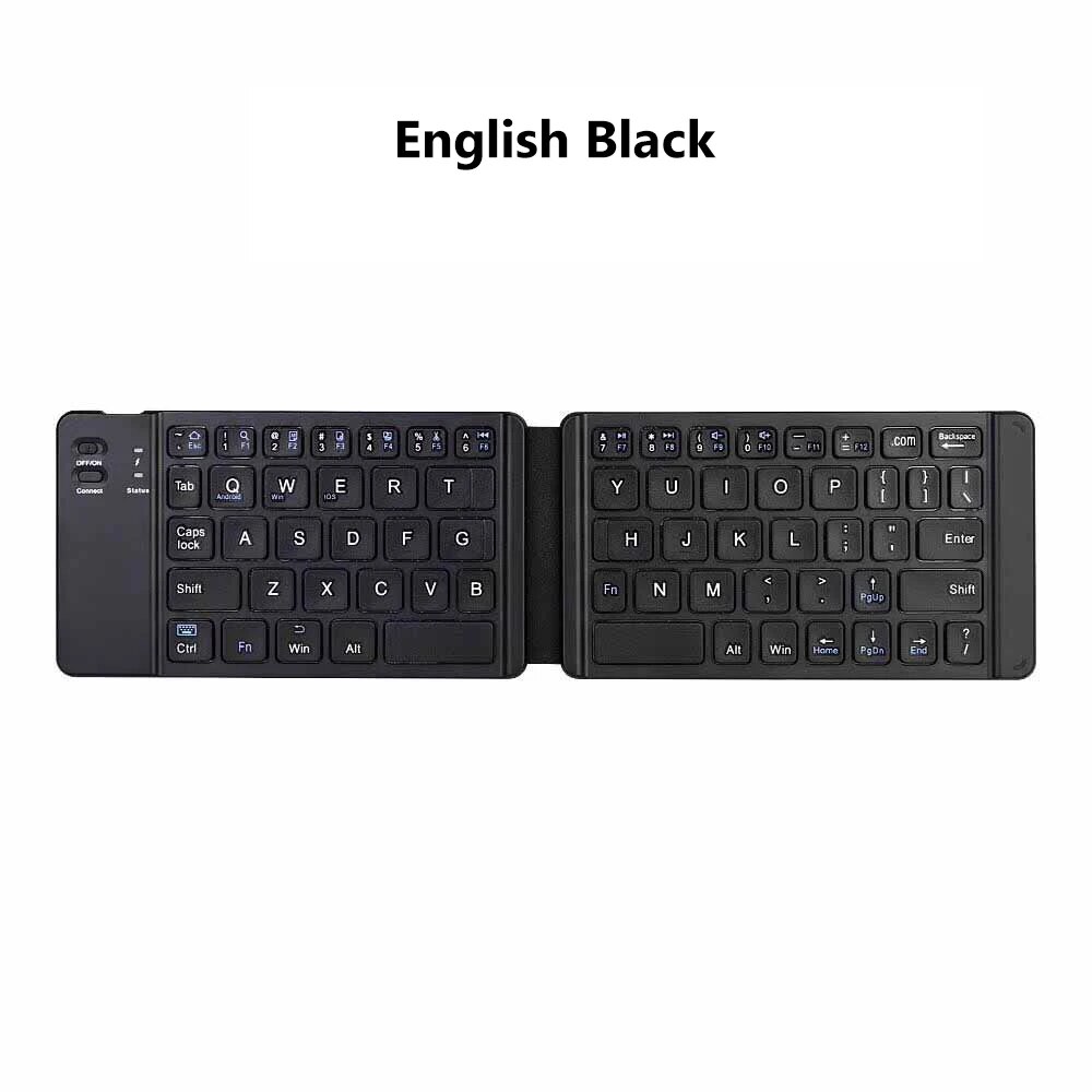 AVATTO Light-Handy Mini Wireless Bluetooth Folding Keyboard,Foldable Wireless Keypad for IOS/Android/Windows ipad Tablet phone. 