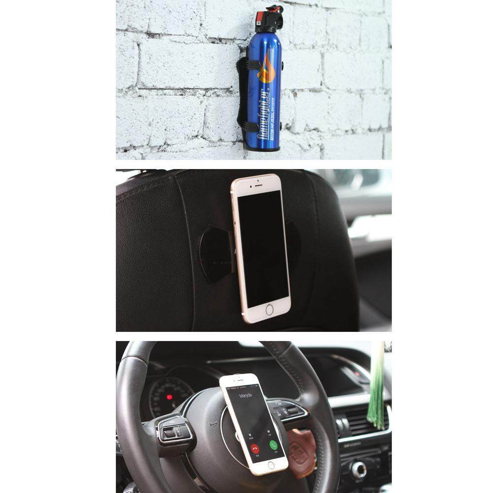 2 Pcs Magic Traceless Rubber Sticker Mobile Phone Holder High Temperature Resistant Reuseable Sticker Srick on Anywhere. 