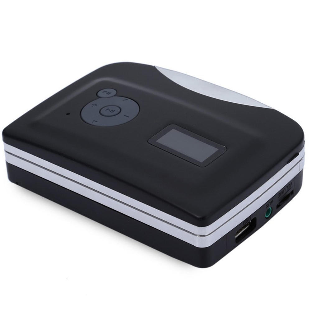 Digital MP3 With Headphones Music Player Cassette Player Portable Converter Recorder Convert Tapes to