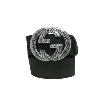 gucci black belt mens