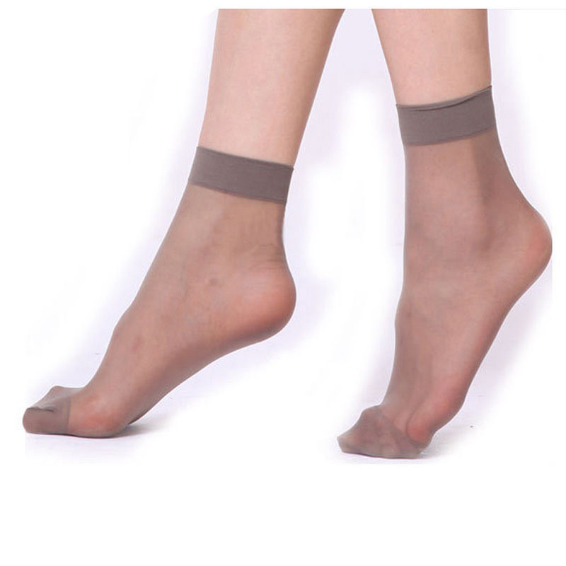 10 Pairs of Transparent Socks High Quality Female Socks Summer Thin Silk Transparent Ankle Socks Female Socks