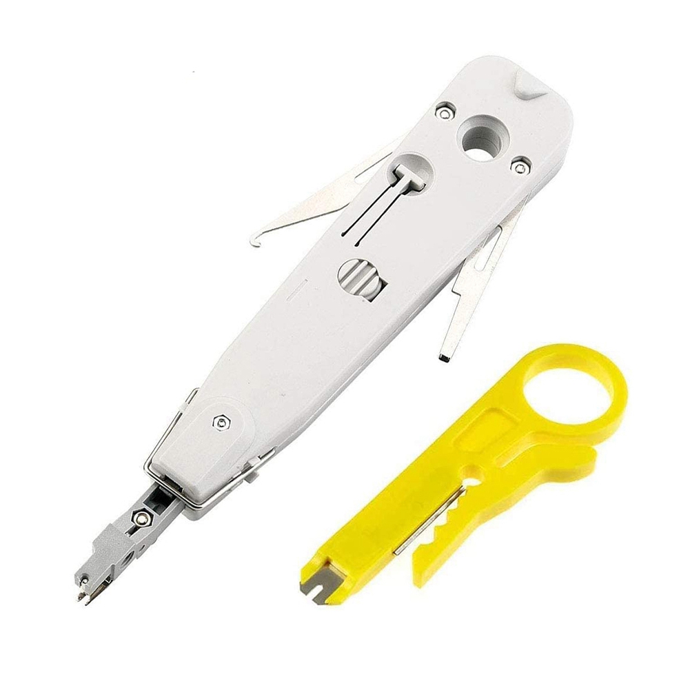 Punch Down Tool, RJ45 RJ11 Cat5E Cat6 Phone Cable Socket Tools