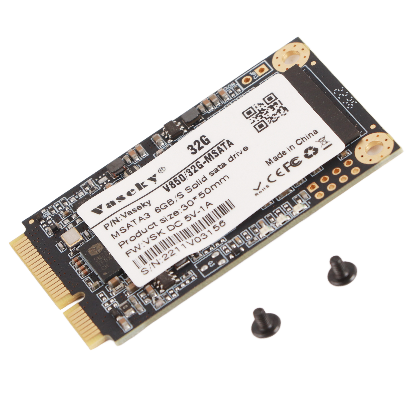 1.8 Inch MSATA3 SSD MSATA III / II / I High Speed Notebook Solid State Drive (32G). 