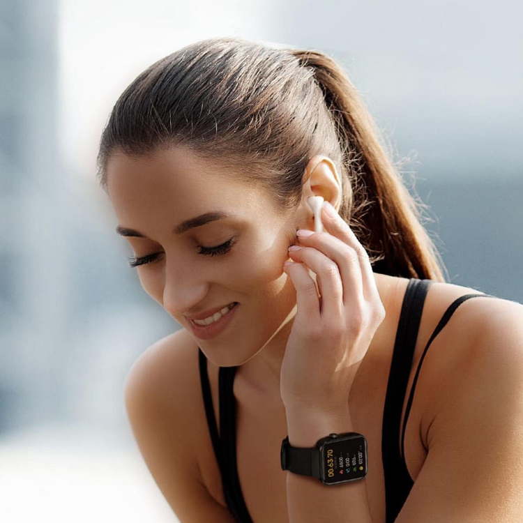 Mibro Earbuds 2 HiFi Stereo IPX5 Waterproof TWS Bluetooth 5.3 Earphone with Mic(Black) - B9