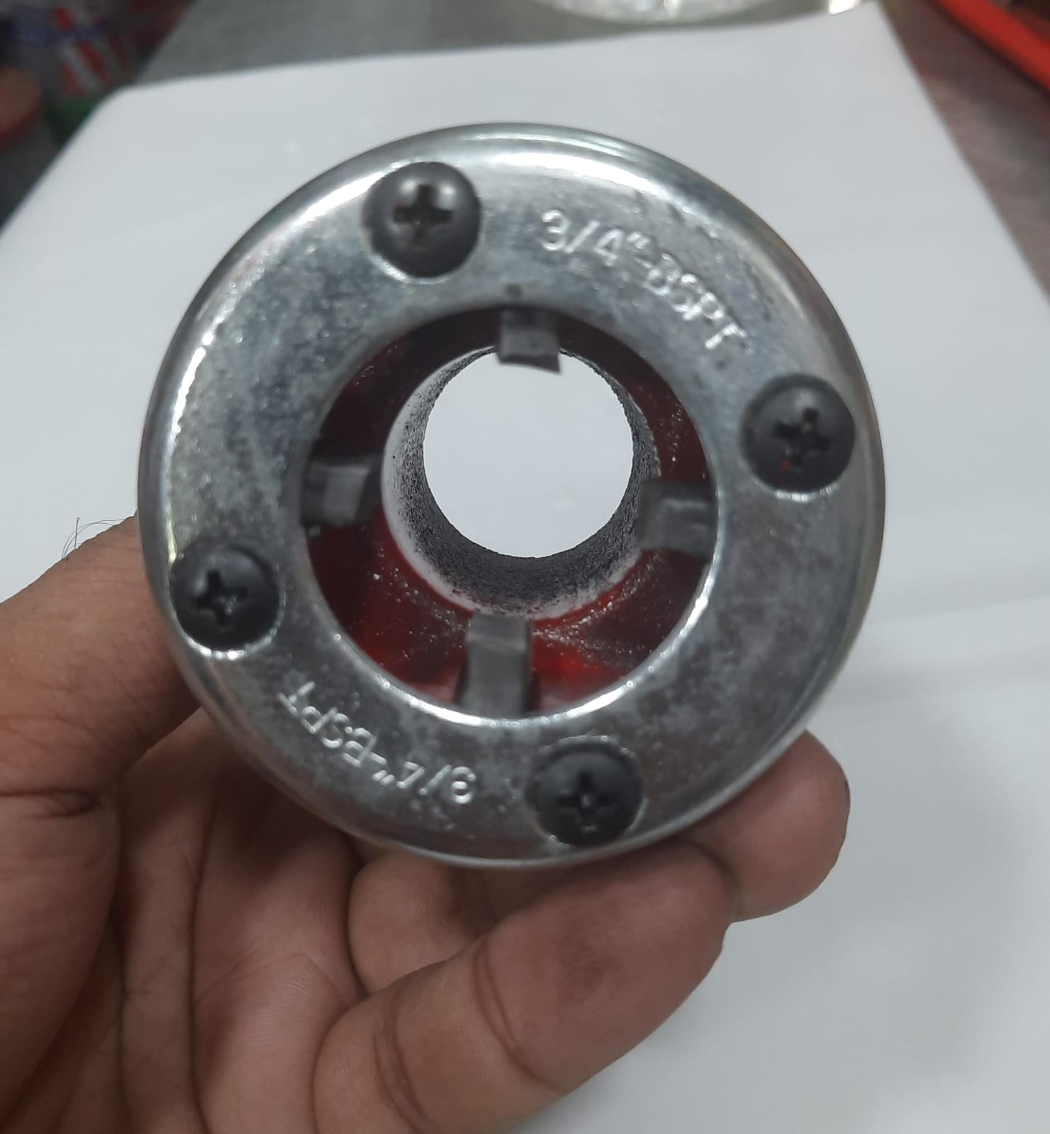 Pipe Threading Die Head 3/4 Inch , Die stock head For PVC/GI Pipe Threading Machine same as picture. 