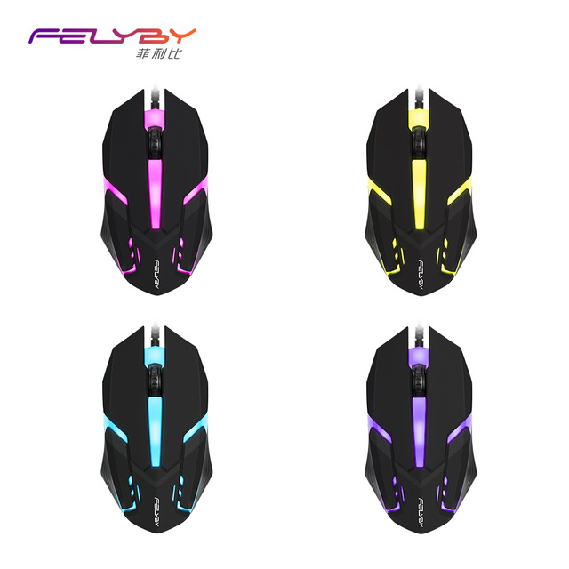 backlight Gaming/Wired Mouse OP-20 Weighted Cable Notebook Office 1200dpi Optical Mouse USB Interface Light Mice - Gaming Mouse. 