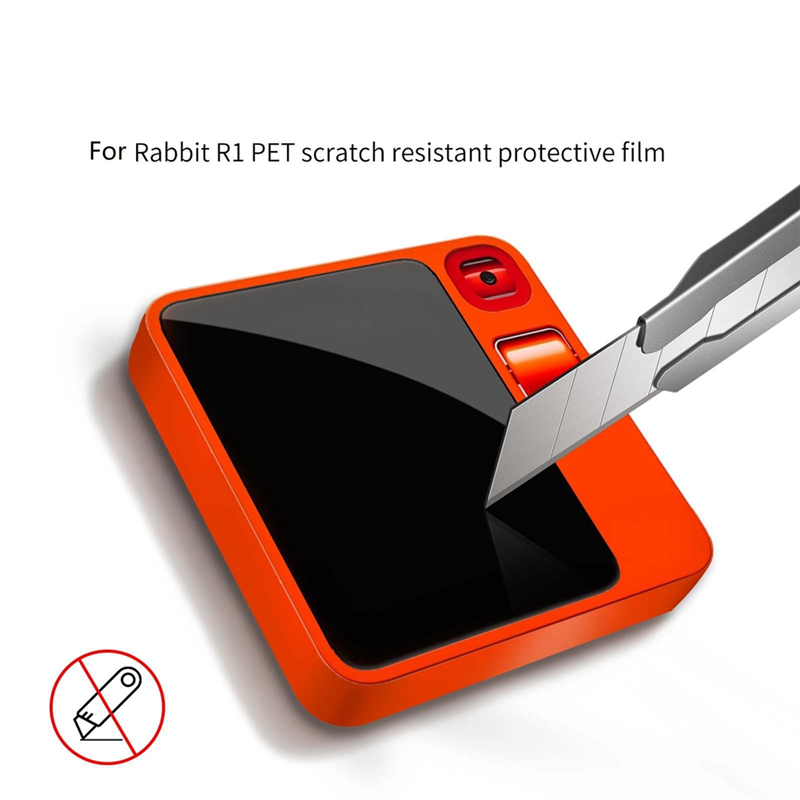 Clear Protective Film for Rabbit R1 AI Handheld Computer Artificial Intelligence Equipment Parts PET Screen Protector. 