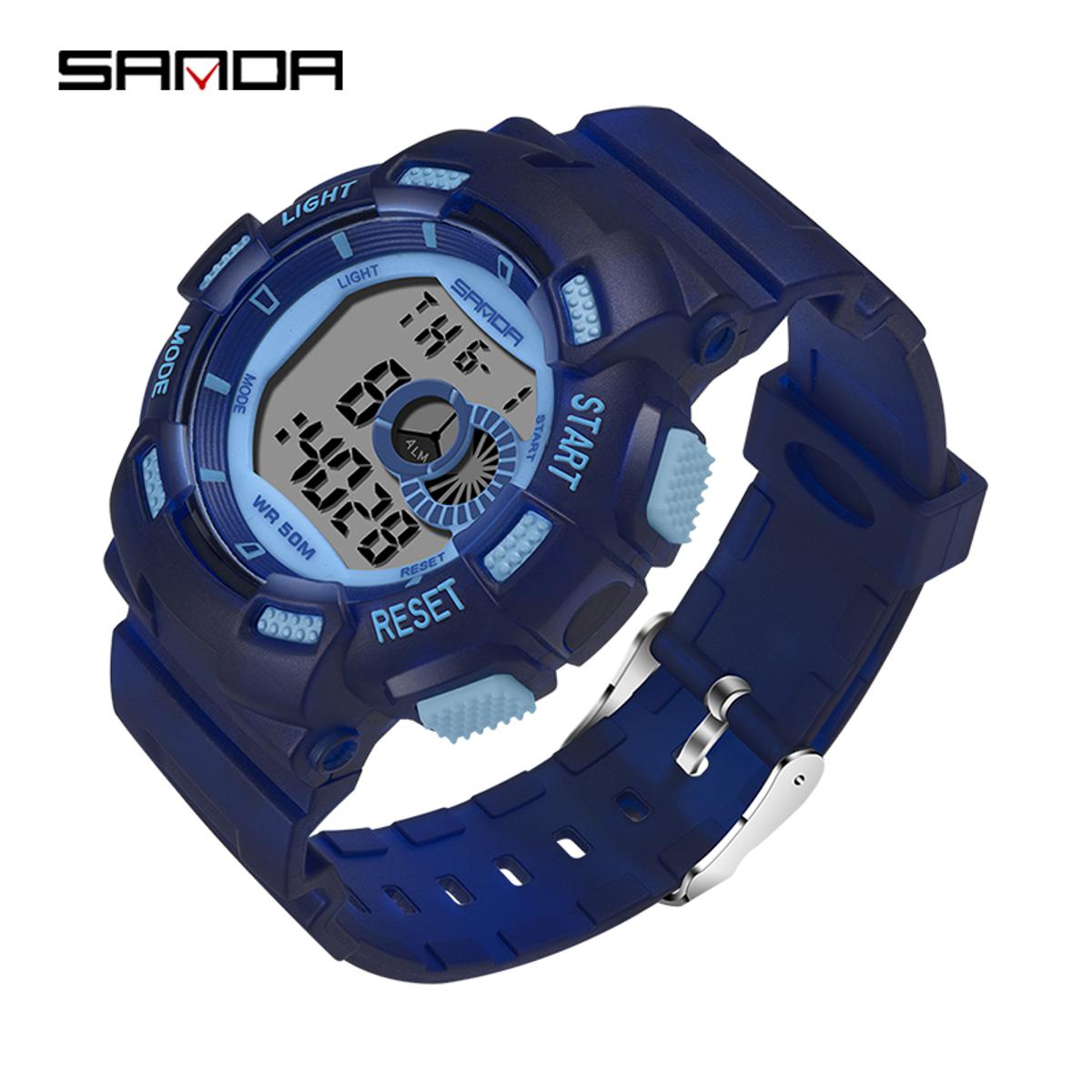 Seabo Trendy Ladies Sport Watch With Lighting Display – Light Blue –  ShahebBiBi.com