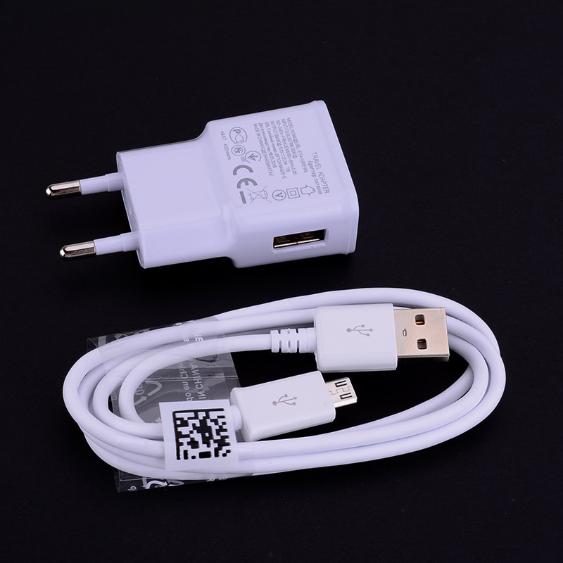 【happy one】Samsung Galaxy J1 J3 J5 J7 A3 A5 A7 2021 2021 S5 S6 S7 Edge S8 Phone Charger Adapter 5V 2A Fast charger cable. 