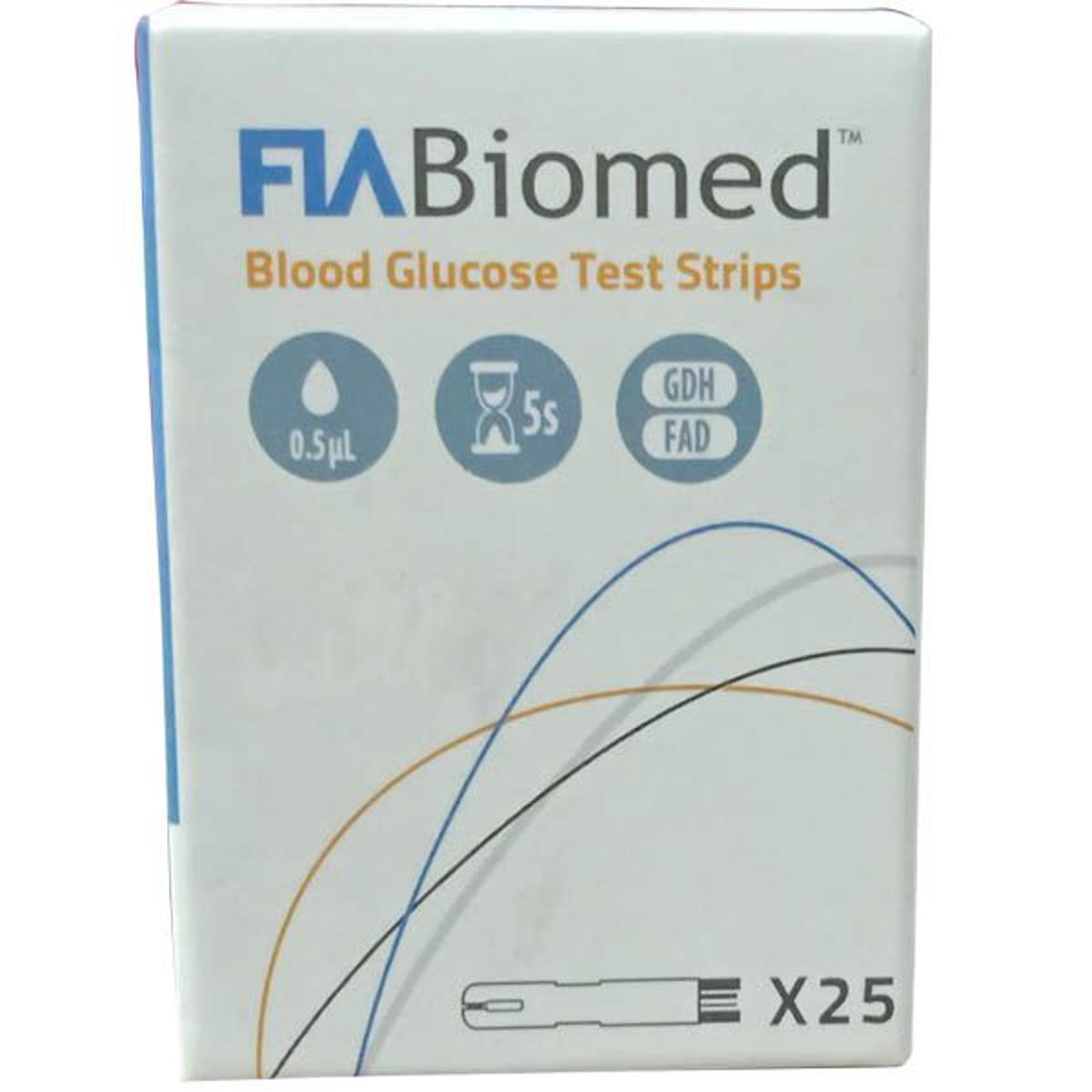 fia biomed blood glucose test strip