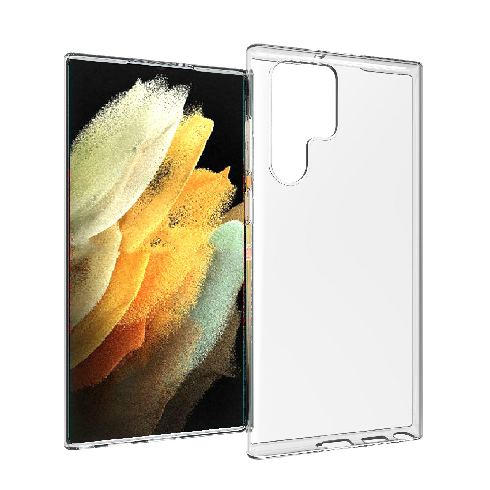 (New)For Samsung Galaxy S22 Ultra 5G Waterproof Texture TPU Phone Case