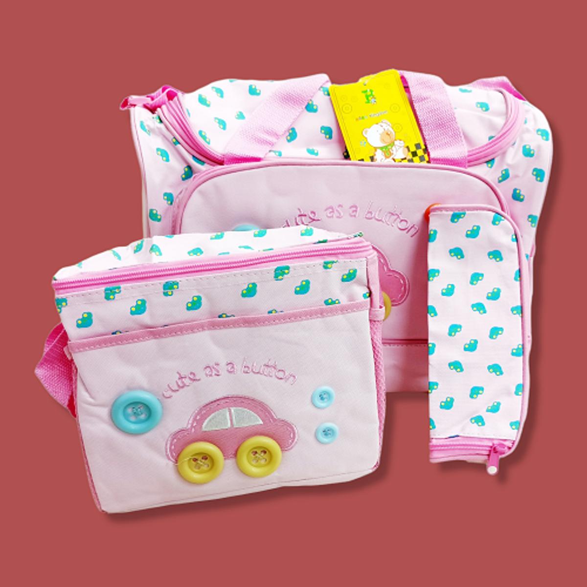 Uniquee Design Mother Diaper Bag 3 Pecs Set (Color/Print as Per Stock)