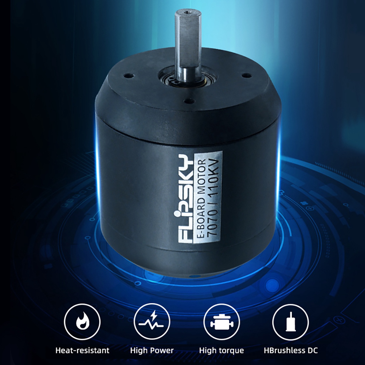 Sensored Outrunner Brushless DC Motor B. 